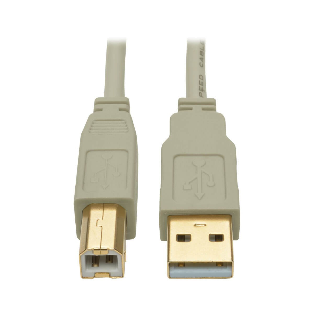 Usb 2.0 A To B Cable (M/M),  Beige, 6 Ft. (1.83 M)