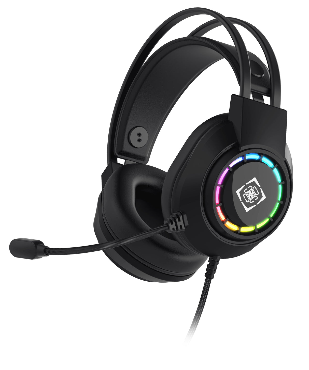 Deltaco Dh220 Gaming Headset Usb Stereo Rgb Schwarz