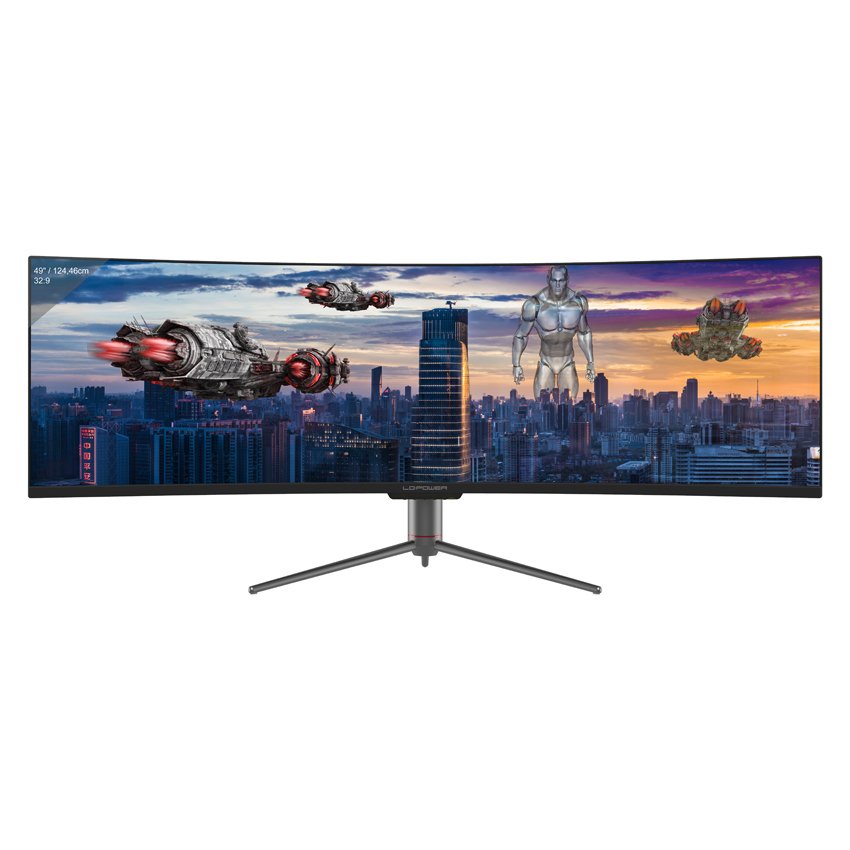 EAN 4260070129612 - LC-Power LC-M49-DQHD-120-C-Q pantalla para PC 124,5 cm (49") 5120 x 1440 Pixeles UltraWide Quad HD QLED N imagen 1