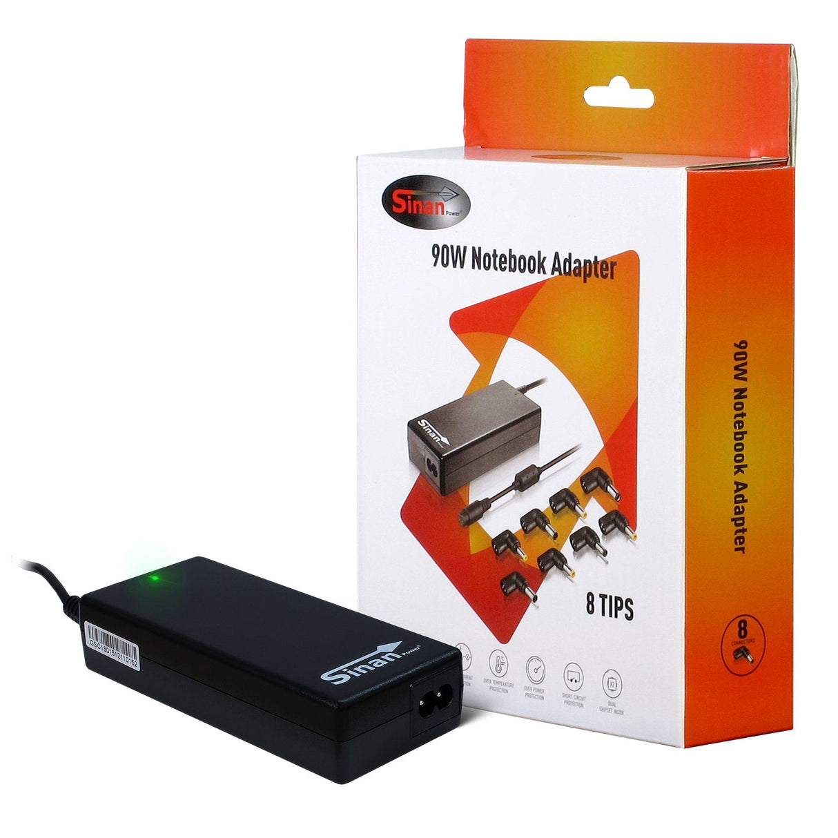 EAN 4260133129573 - Inter-Tech Sinan UB-90HB adaptador e inversor de corriente Universal 90 W Negro imagen 1