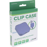 Inline® Clip Case - Magnetic Usb-C Enclosure For Sata Iii & Nvme M.2 Ssds