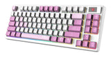 EAN 4711377307178 - MSI FORGE GK600 TKL WIRELESS VIOLET teclado Juego USB + Bluetooth QWERTY Inglés del Reino Unido Rosa, Vio imagen 3