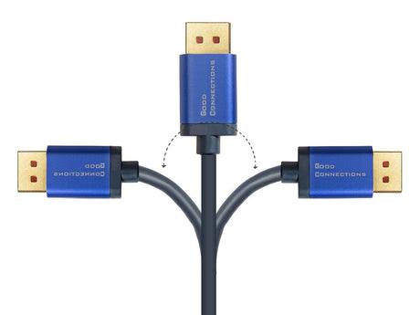 EAN 4014619709106 - Alcasa 4860-SF030B adaptador de cable de vídeo 3 m DisplayPort HDMI Negro, Azul imagen 6