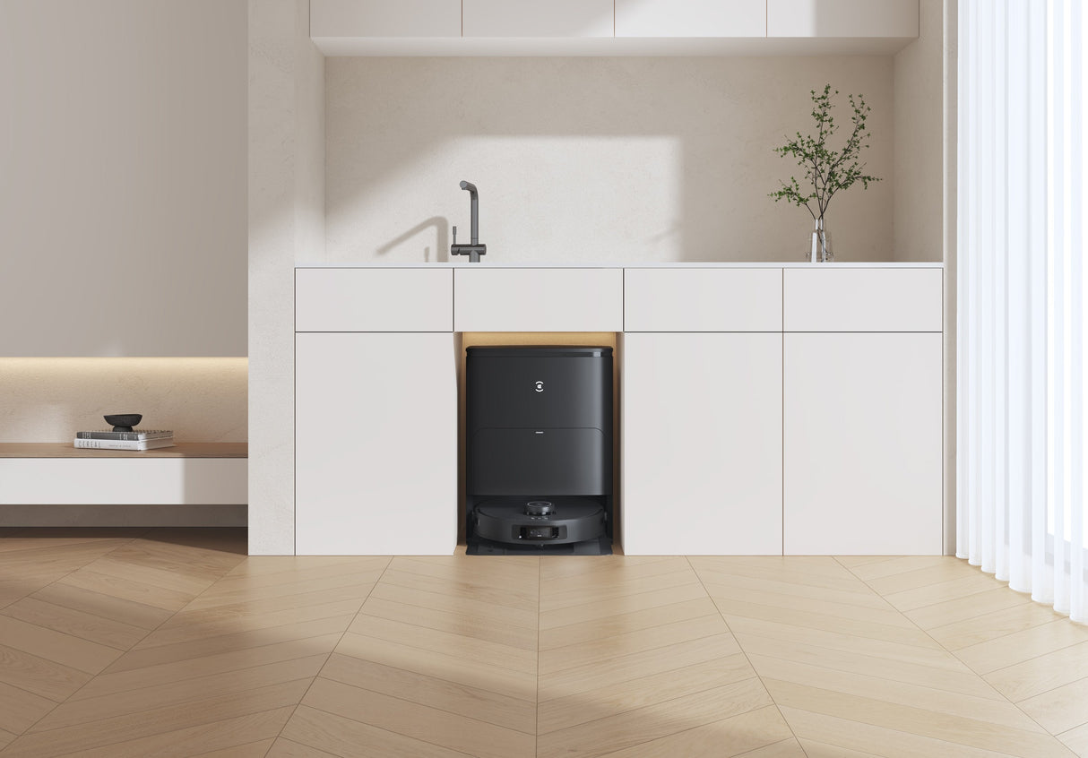 Robot Aspirador Ecovacs Deebot T30s Pro Negro, Incluye Estación Omni Todo En Uno T30s Pro Black