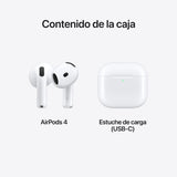 EAN 0195949688591 - Apple AirPods 4 Auriculares True Wireless Stereo (TWS) Dentro de oído Llamadas/Música/Deporte/Uso diario  imagen 8