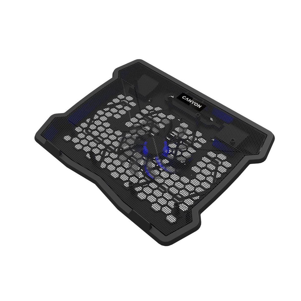 Canyon Soporte Refrigeracion Para Portatiles Hasta 15.6" Ns02 1ventilador 2usb Led Negro