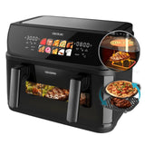 EAN 8435771921728 - Cecotec Cecofry&Grill Duoheat 10000 Doble 10 L Independiente 2800 W Freidora de aire caliente Negro imagen 1