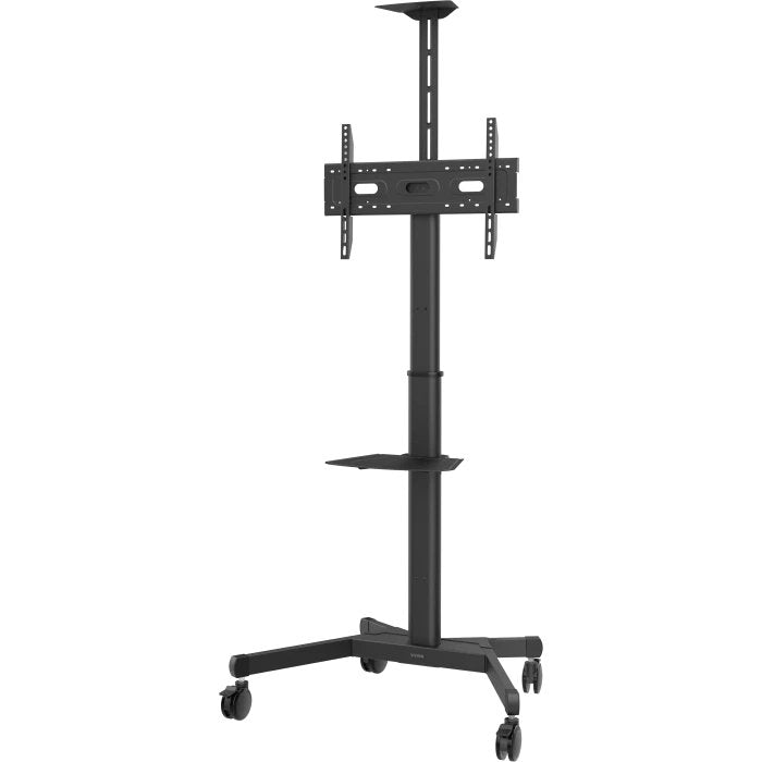 Soporte De Pie Para Pantalla De Visualización Profesional Garantía De Por Vida Construcción De Acero El Carrito Se Adapta A Pantallas De 31-80" Con Tamaños Vesa De Hasta 600 X 400 Gira De Vertical A Horizontal Manivela Ajusta La Altura Ajus