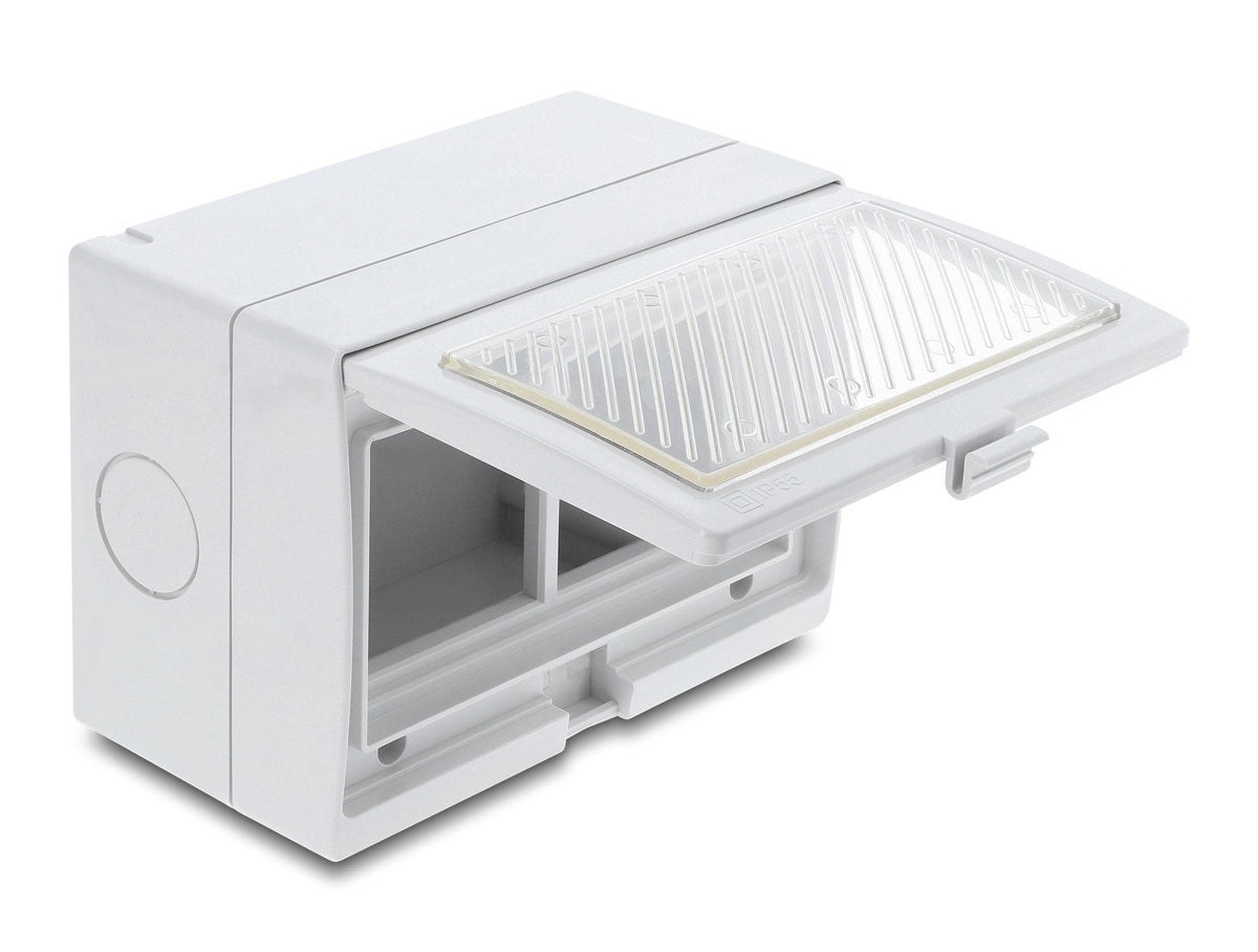 Delock Easy 45 Carcasa De Superficie Ip55 Resistente Al Agua 4 Port