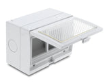 Delock Easy 45 Carcasa De Superficie Ip55 Resistente Al Agua 4 Port