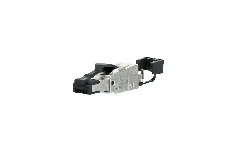 Metz Connect 130e405032-E Conector Rj-45 Negro, Plata