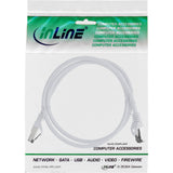 Cable De Red Inline S/Ftp Pimf Cat.8.1 Libre De Halógenos 2000mhz Blanco 1,5m
