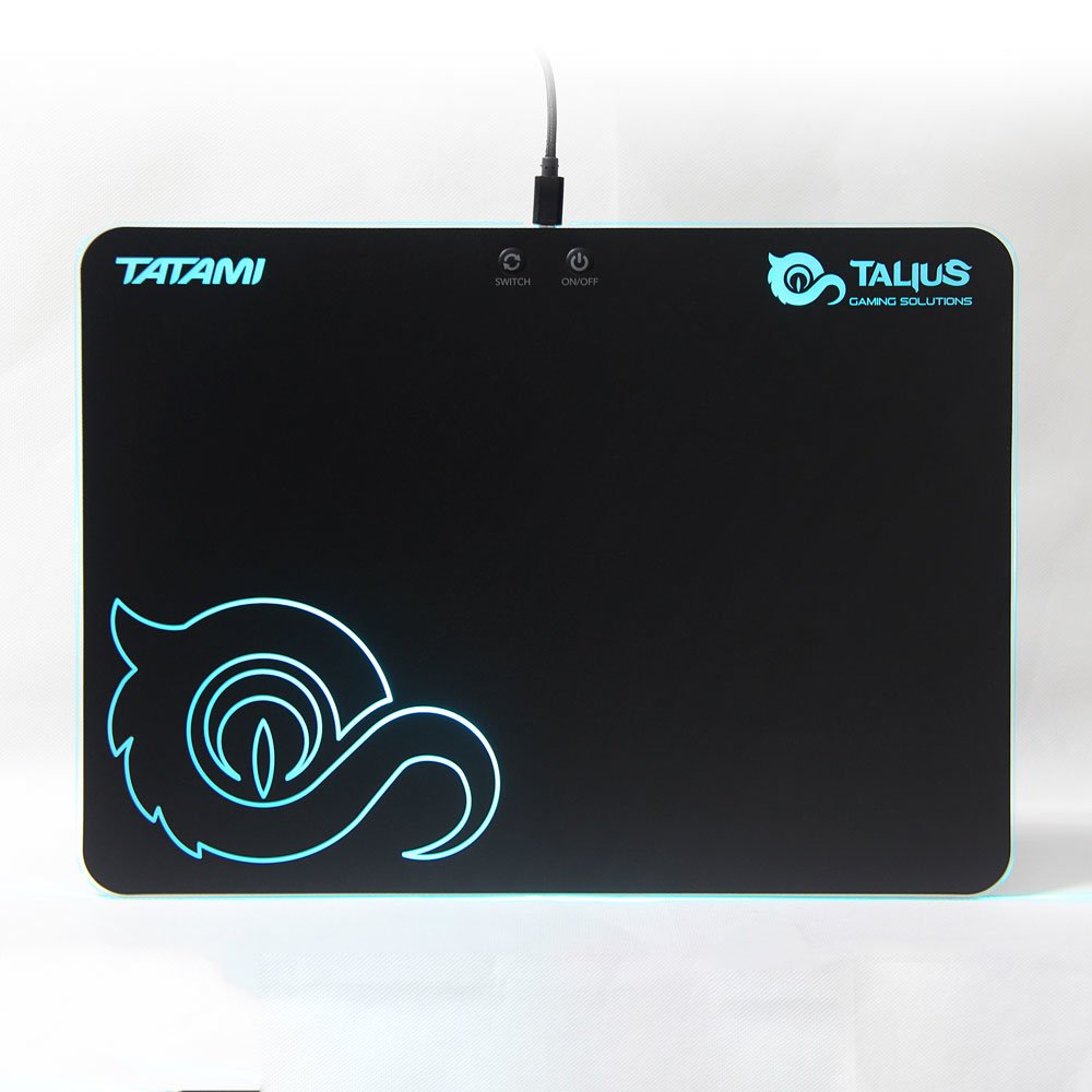 Talius Alfombrilla Gaming Tatami Retroiluminada Rgb