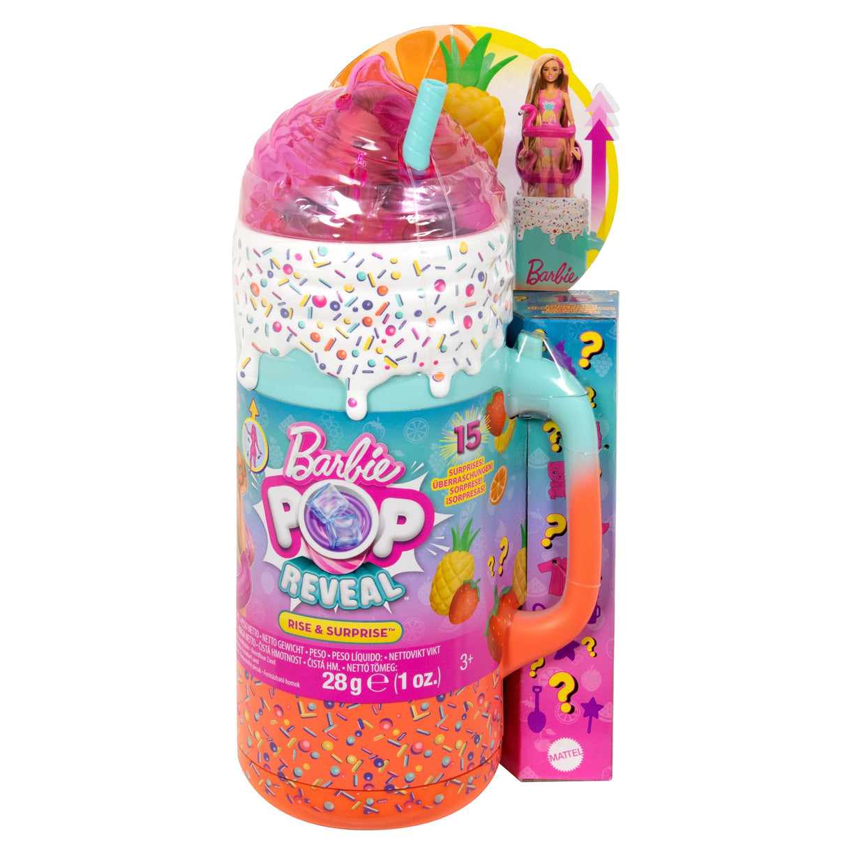 Muñeca  Mattel Barbie Pop! Set De Regalo Reveal Fruit Series: Batido Tropical