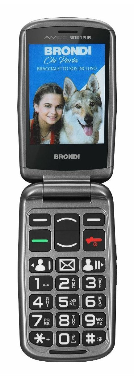 EAN 8015908810301 - Brondi BRONDISICUROPL teléfono móvil 7,11 cm (2.8") 82 g Negro Teléfono con cámara imagen 2