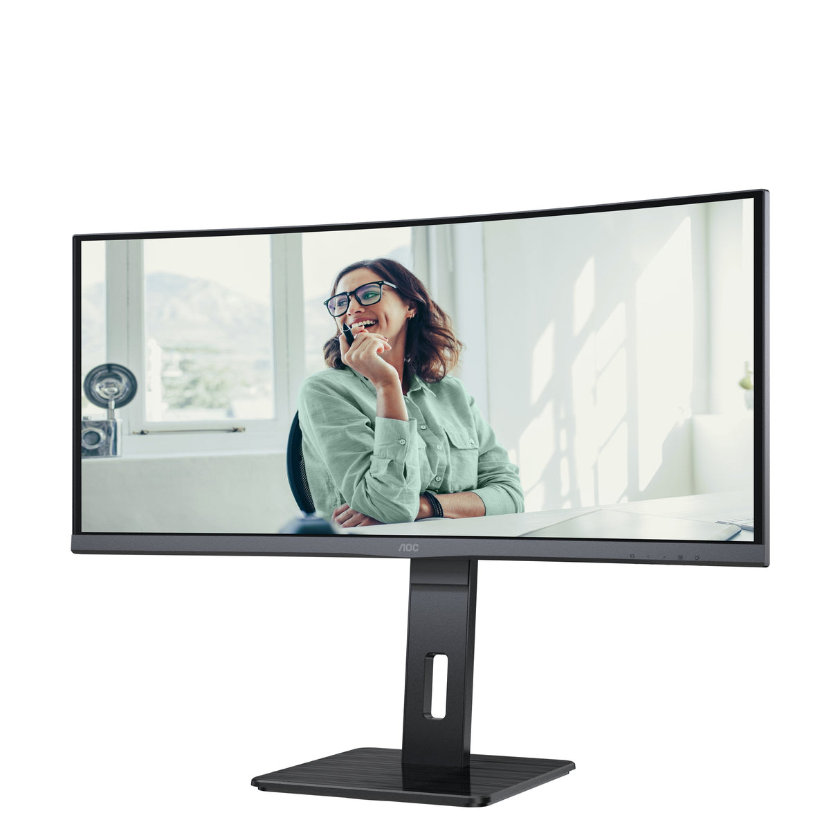 Monitor Aoc 86 0cm 34" Cu34p3cv 21:09 Hdmi+Dp+Usb-C Va Curved Retail