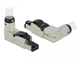 Delock 86489 Montaje De Enchufe Rj45 Cat.8.1 En Metal Sesgado
