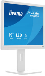 Monitor  Iiyama Prolite B1980s-W1 19" 1280 X 1024 Pixeles Svga Led Blanco