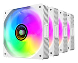 EAN 8435693110002 - Mars Gaming MFSI4KITW sistema de refrigeración para ordenador Carcasa del ordenador Ventilador 12 cm Blan imagen 4