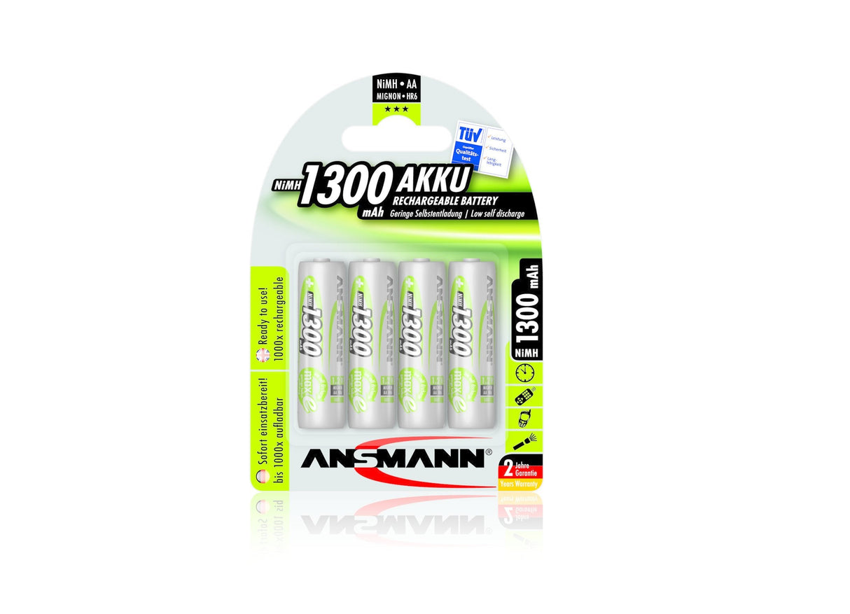 Ansmann Aa Batería Recargable Níquel-Metal Hidruro (Nimh) Pack 4 Pilas