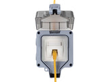 Equip Aufputzdose 1-Port Keymone Ungeschirmt Outdoor Gris