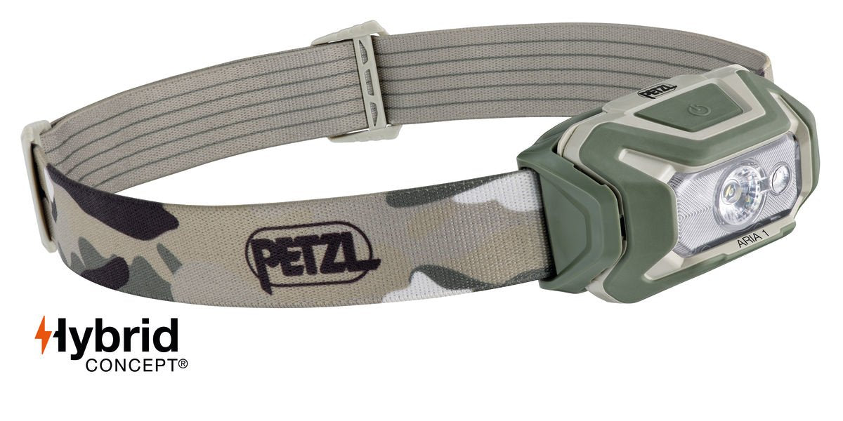 Petzl Aria 1 Rgb, Luz Led (Marrón Claro/Verde) E069ba01