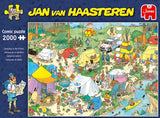 Jan Van Haasteren Camping In The Forest 2000 Pcs Puzzle Rompecabezas 2000 Pieza(S) Cómics