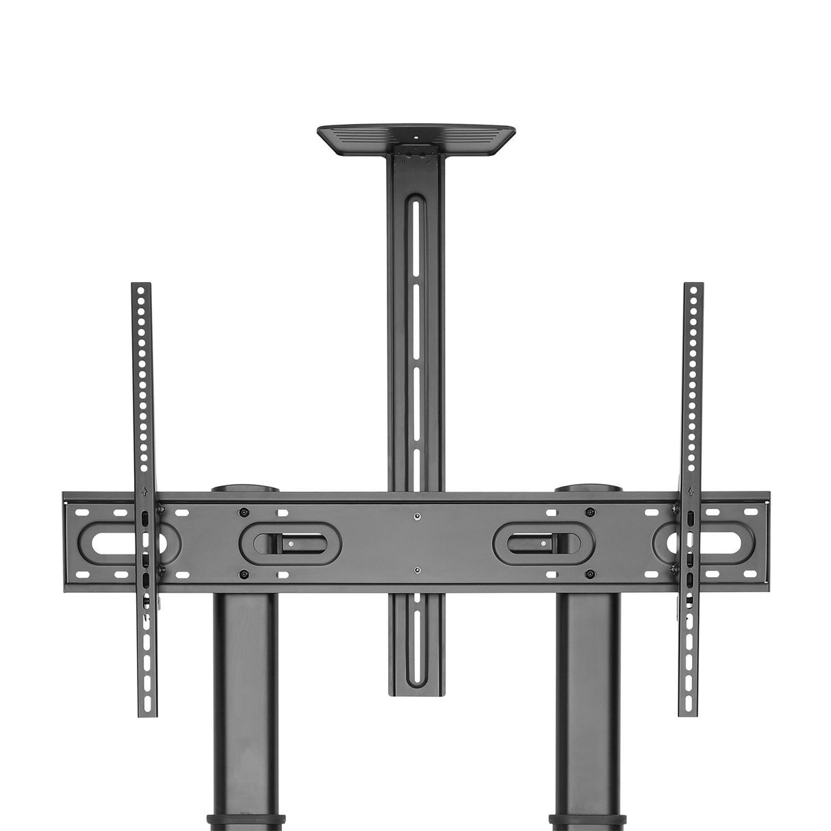 Aisens Soporte De Suelo Eco Con Ruedas Y Manivela - Bandeja Para Dvd Y Soporte De Camara Para Monitor/Tv - Hasta 100kg
