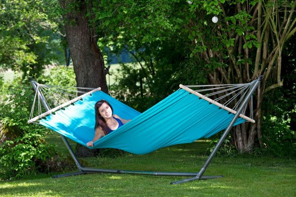 Amazonas Az-4027000 Soporte De Hamaca 3300 Mm Acero Lacado Con Pintura Electrostática