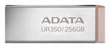 Adata Ur350-128g-Rsr/Bg, Lápiz Usb Níquel/Marrón