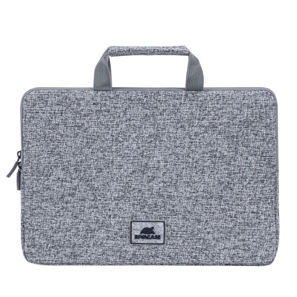 Rivacase 7913 Funda Para Portátil 13.3 Gris Claro Con Asas