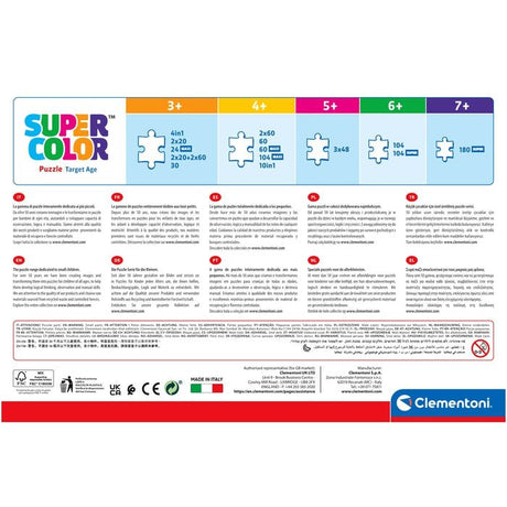 EAN 8005125237760 - Clementoni Supercolor 23776 puzzle Puzzle rompecabezas 104 pieza(s) Dibujos imagen 3