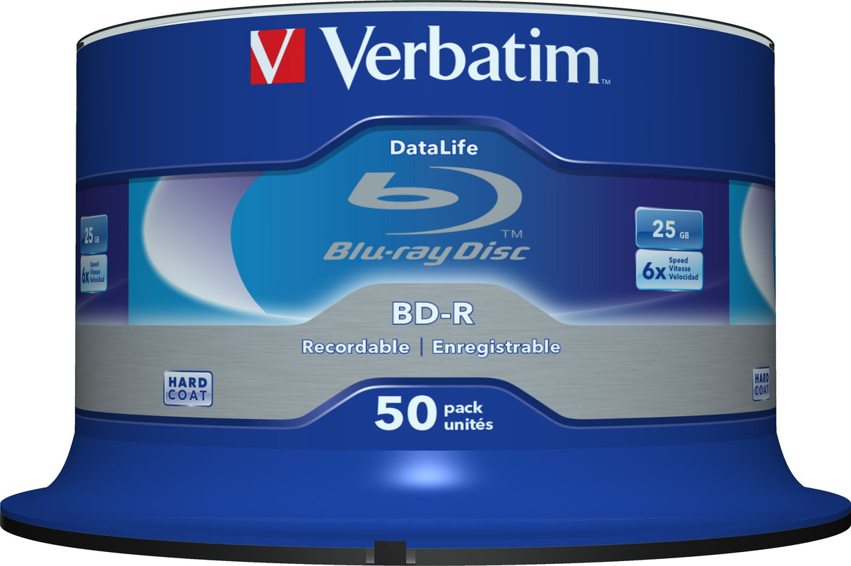Verbatim Datalife 6x Bd-R 25 Gb 50 Pieza(S) 43838