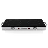 EAN 8436044539664 - Orbegozo PCE 6000 Negro, Acero inoxidable Encimera Cerámico 2 zona(s) imagen 1