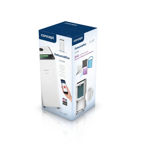 EAN 8595631020555 - Concept OV2216 deshumidificador 3,5 L 45 dB 240 W Blanco imagen 15