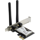Adaptador Inter-Tech Wi-Fi 4 Pcie Dmg-31 2t2r Antena 300mbps Retail
