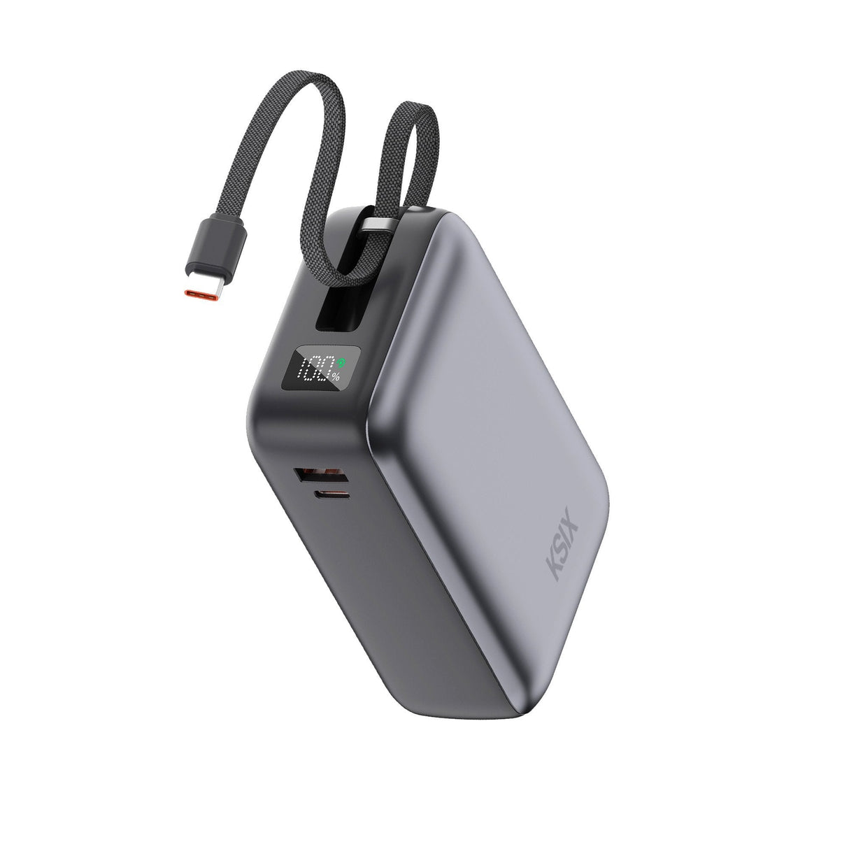 Powerbank Ksix Bpb30pd65intg - 30000mah · 65w · Usb Tipo C · Gris