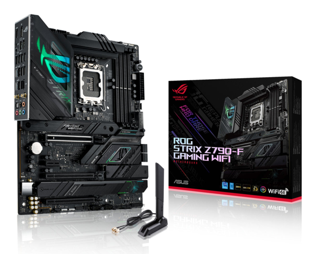 Placa Base Asus 1700 Rog Strix Z790-F Gaming Wifi Atx 4xddr5 4xsata6 3xusb 3.2 Gen2 4xusb 3.2 Gen1