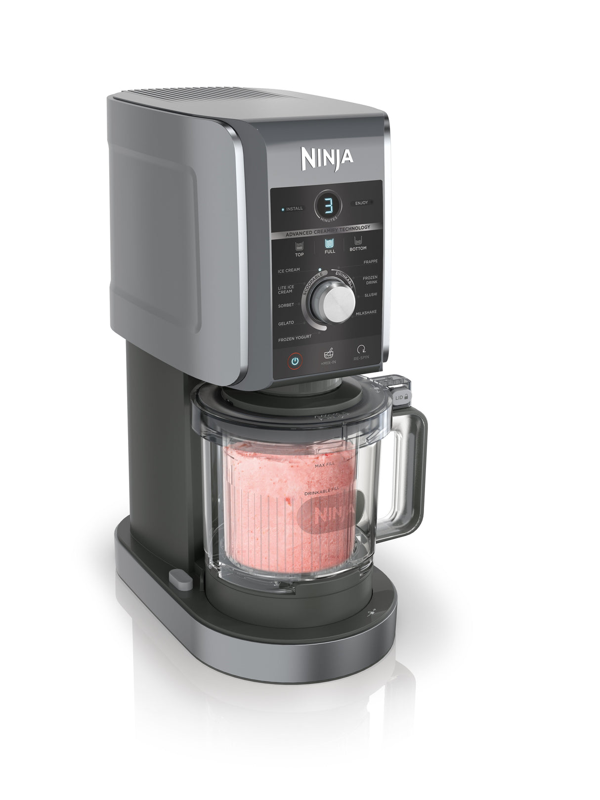 EAN 622356283076 - Ninja CREAMi Deluxe Máquina de helados y batidos 2,1 L 800 W Negro, Gris imagen 6
