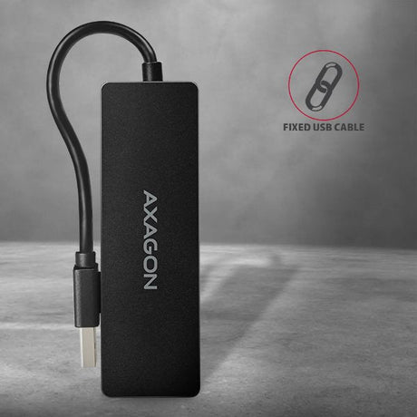 EAN 8595247904362 - Axagon HUE-G1A hub de interfaz USB 3.2 Gen 1 (3.1 Gen 1) Type-A 5000 Mbit/s Negro imagen 6