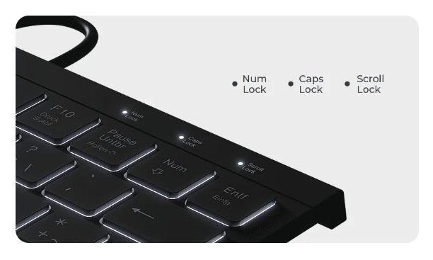 Keysonic Tas Ksk-5011elc De Mini Con Nummernblock Negro