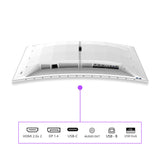 EAN 8712581798680 - Philips 34M2C8600/00 pantalla para PC 86,4 cm (34") 3440 x 1440 Pixeles Wide Quad HD OLED Blanco imagen 4