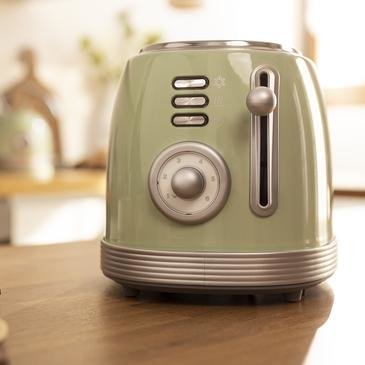 Tostadora Vertical Cecotec Toast And Taste 800 Vintage Light Green