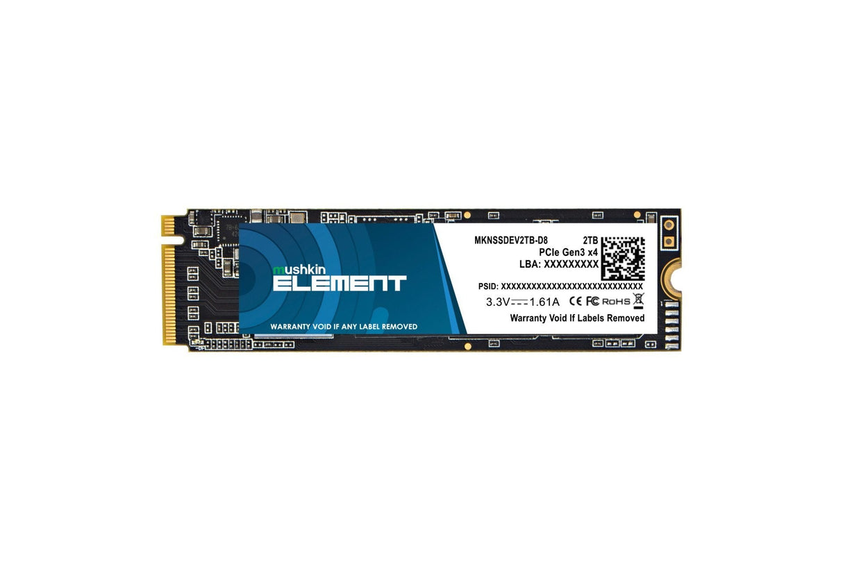 Ssd Mushkin Element M.2 2tb Pcie Gen3x4 Nvme
