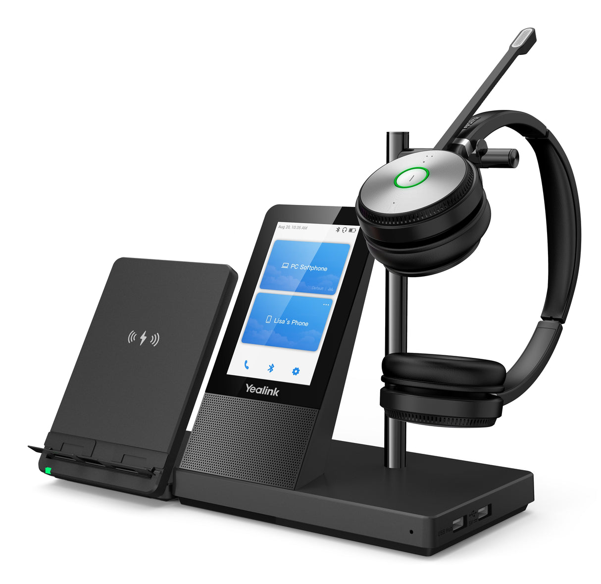 EAN 0841885105844 - Yealink WH66 Dual UC Auriculares Inalámbrico Diadema Oficina/Centro de llamadas USB tipo A Bluetooth Base imagen 1