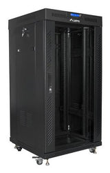 EAN 5901969441239 - Lanberg FF01-6622-12BL armario rack 22U Rack o bastidor independiente Negro imagen 3