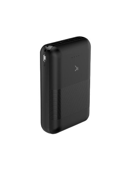 Mini Power Bank Ksix 10000 Mah Usb + Cab Usb + Usb C-A Negro