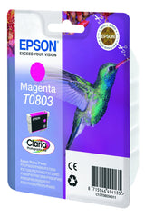 Tinta Epson Hummingbird Cartucho T0803 Magenta (Etiqueta Rf)