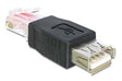 EAN 4043619652341 - DeLOCK USB - RJ45 USB 2.0 Negro imagen 1