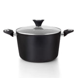 Orbegozo Cfh 3024 Cacerola Honda De Aluminio Forjado - 6l De Capacidad - Antiadherente - Mango Ergonomico - Tapa De